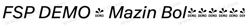 FSP DEMO - Mazin Bol字体转换